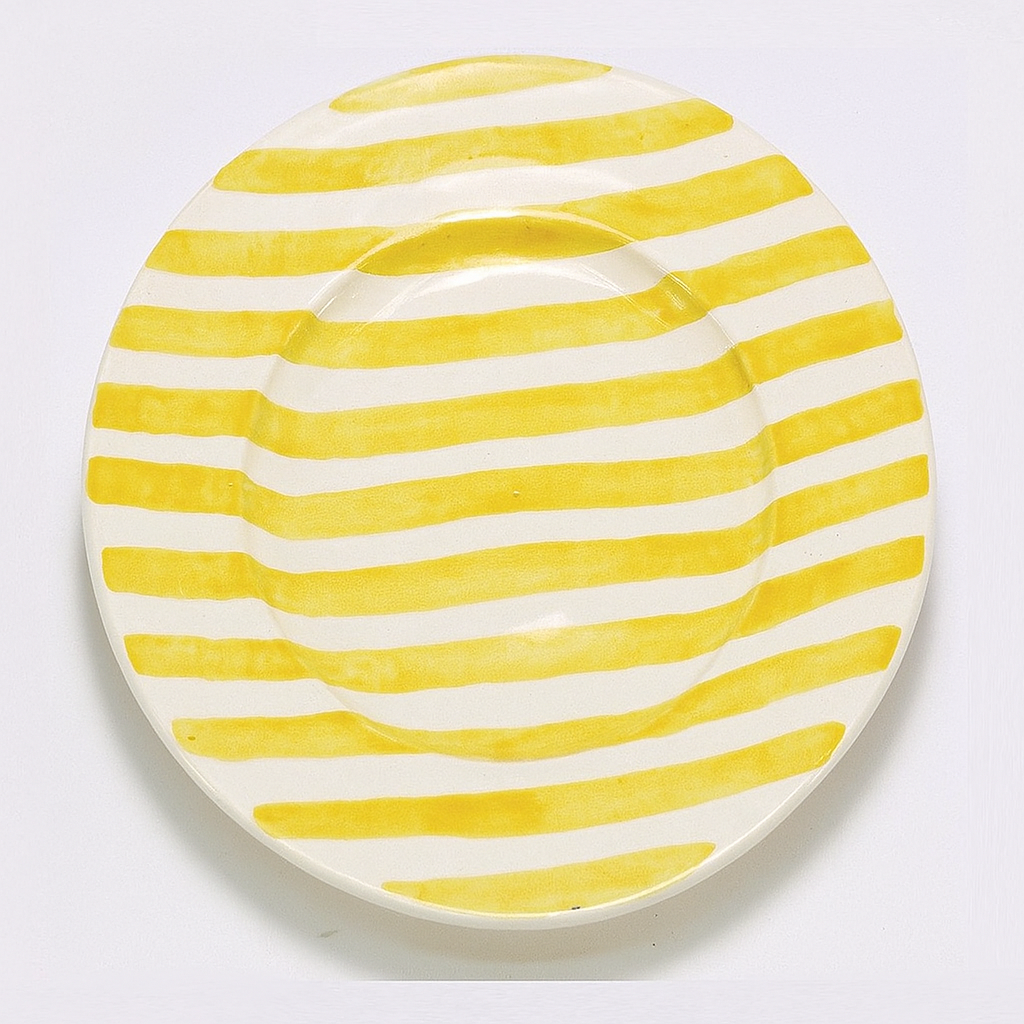 6x New Plate Yellow Stripes