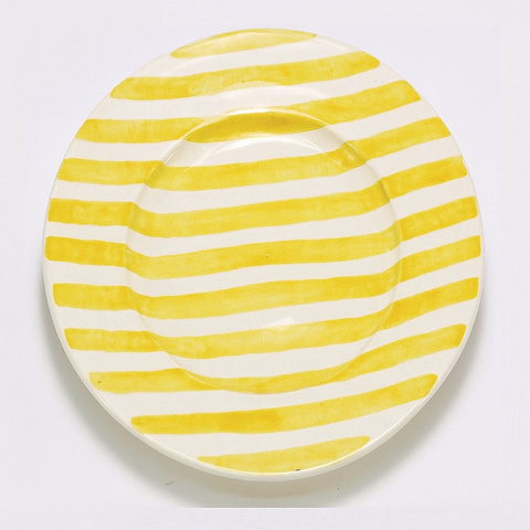 6x New Plate Yellow Stripes