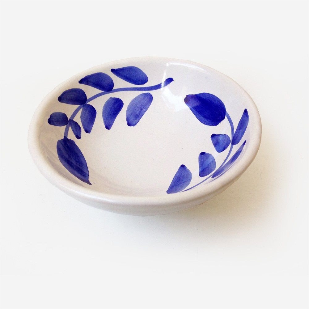 6x FIORE Blue flower (condimental) bowl