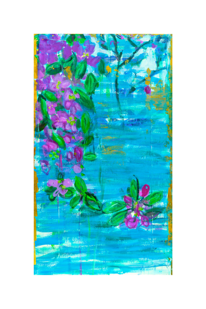 Frangipanis Purple Gold Ponds 1