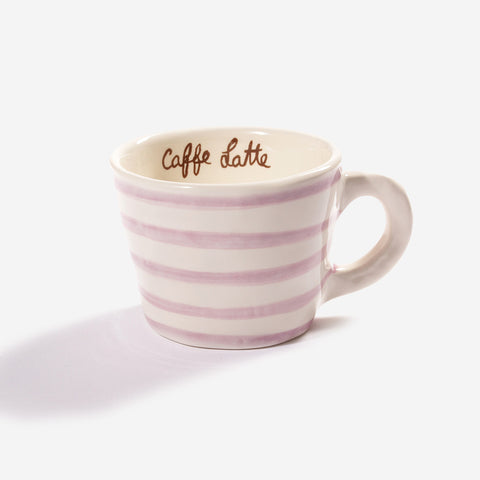 6x Low cup latte Pink
