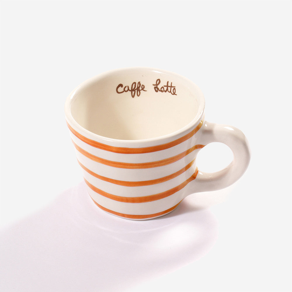 6x Low cup latte Orange