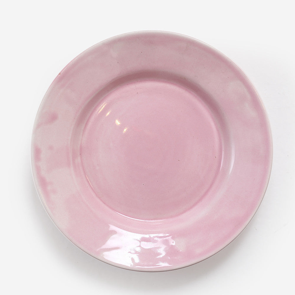 6x Small plate Pink