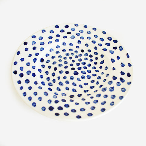 6x Plate Blue Dots (New)