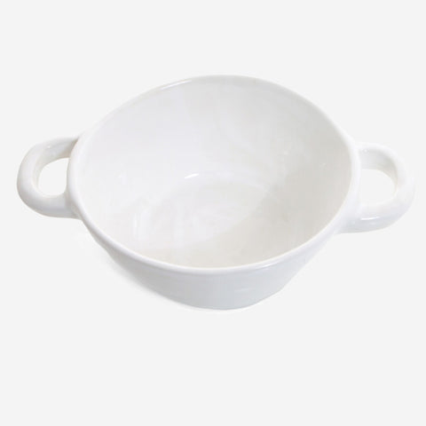 6x Soup pot /bowl ovensafe White