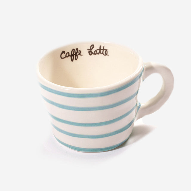 6x Low cup latte Turquoise